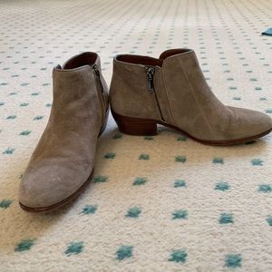 Suede Sam Edleman booties